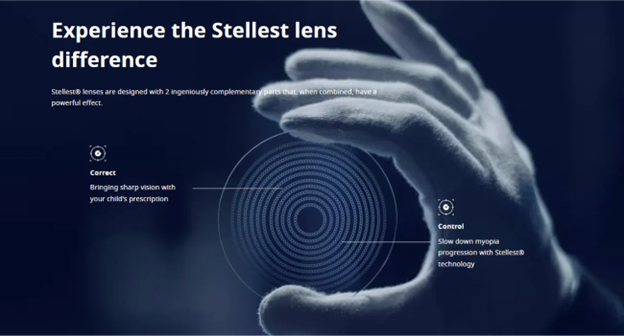 עדשות לעצירת ההתקדמות של קוצר ראייה של אסילור